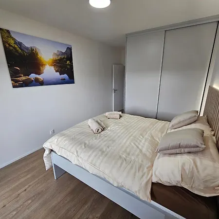 Calmora Premium Free Parking Balcony Nespresso Opticka Wifi Apartment Brünn